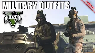 GTA V - Task Force 88, SOG & Militant Outfits! New Top Doomsday Military Oufits!