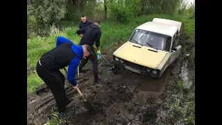 OFF-road на Ваз 2106.Покатушки по грязи