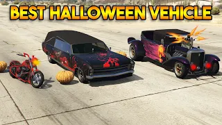 GTA 5 ONLINE : FRANKEN STANGE VS LURCHER VS SANCTUS (WHICH IS BEST HALLOWEEN VEHICLE?)