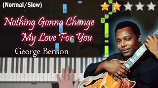 Nothing’s Gonna Change My Love For You | EASY Piano Tutorial | George Benson | Piano Cover