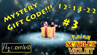 MYSTERY GIFT Pokemon Scarlet and Violet 12-14-22