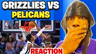 ZION'S BACK!! dMillionaire REACTS to PELICANS at GRIZZLIES | FULL GAME HIGHLIGHTS | October 25, 2023