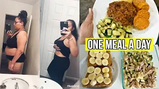 EATING ONE MEAL A DAY (OMAD) FOR 7 DAYS/ INTERMITTENT FASTING FOR WEIGHT LOSS