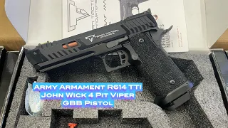 Army Armament R614 TTI John Wick 4 Pit Viper GBB Pistol