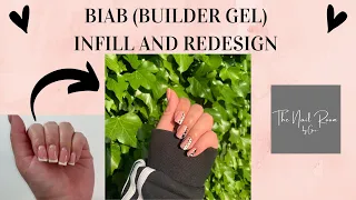 BIAB INFILL AND REDESIGN | BUILDER GEL INFILL | THE NAIL ROOM BY GEE | 2021