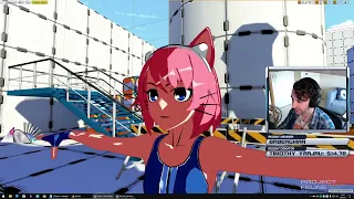 [Blender] Animating a 3D Anime Character | Project Feline Devstream !wishlist !website !discord