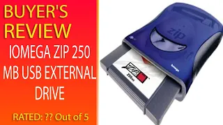 Review Of Iomega Zip 250 Mb Usb External Drive