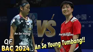 An Se Young vs He Bingjiao II QF Badminton Asia Championship 2024