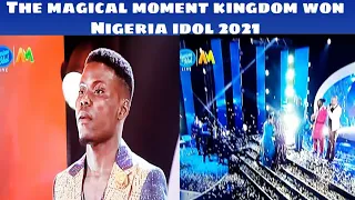 Kingdom wins Nigeria idol season(2021)6, walks away with mouth-watering prizes