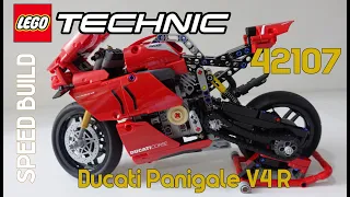 LEGO Technic 42107 Ducati Panigale V4R Speedbuild and Review