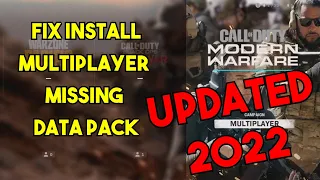 How To Fix Install Multiplayer Pack On Modern Warfare [UPDATED] DESC]