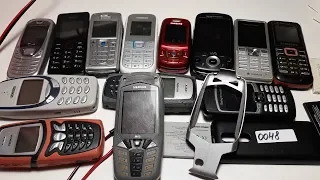 Проверка ретро телефонов из Германии Nokia 345, NOKIA 5210,  Sony Ericsson W20i, Sony Ericsson T250I