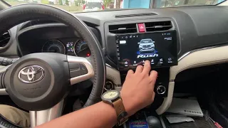 Toyota Rush Tablet Size android head unit