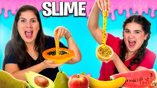 TRANSFORMAMOS FRUTAS EM SLM! Quem vence esse desafio?