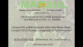 14INCPS-Schutesky  Ni deposits in Carajás IOCG System – magmatic or hydrothermal?