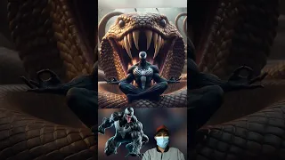 superheroes meditation with a snake part 1💥Avengers vs DC-All Marvel Characters #avenger #marvel #dc