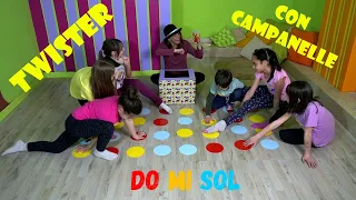 GIOCO MUSICALE CON LE CAMPANELLE - TWISTER DO-MI-SOL