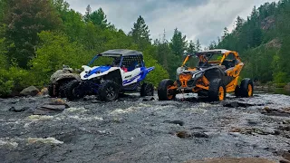 Turbo YXZ And X3 Hillclimbs, Highlifter 850 and Scrambler 850 Hit The Mud, Solid Trail Ride