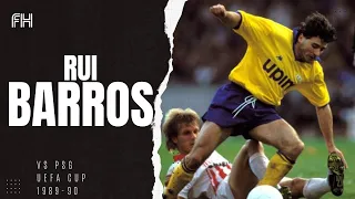 Rui Barros ● Goal and Skills ● PSG 0-1 Juventus ● UEFA Cup 1989-90