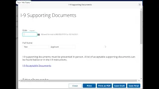 I-9 Supporting Documents Tutorial (Onboarding)