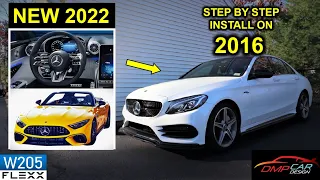 NEW TOUCH steering wheel upgrade on Mercedes C300 (W205) 2015+