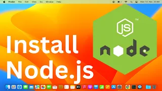 How To Install Node.js on Mac / MacOS (M1 | M2 | M3) (2024)