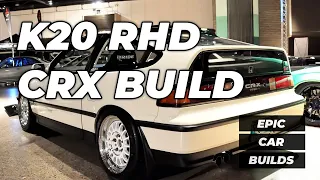 Restoring a RHD EF Honda CRX with a JDM K20 Swap