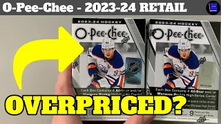 Opening 2023-24 Upper Deck O-Pee-Chee Hockey Retail Blaster Boxes