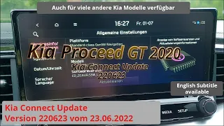 Kia Connect Update 220623 – Android Auto nun im Fullscreen (gezeigt im Kia Proceed GT 2020)