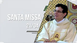 SANTA MISSA AO VIVO | PADRE REGINALDO MANZOTTI | 21/04/22