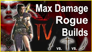 Diablo 4 - Max Damage Rogue Builds - How to get more Damage! - Best Rogue Tips - Eternal✔️