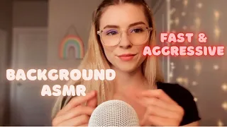 ASMR | FAST & AGGRESSIVE BACKGROUND ASMR (for sleeping 💤 studying 📚 working 👩🏼‍💻) *no talking*