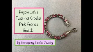 Peytwist Pink Peonies Bracelet