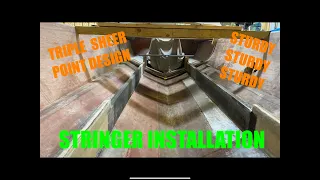Installing Stringers in the Boat||Strongest Design in the Industry