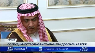 Президент РК провел встречу с министром по делам Персидско-арабского залива Саудовской Аравии