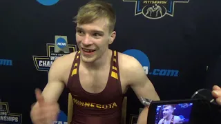 Ethan Lizak: 'It was a little more enjoyable this year going at 133.'