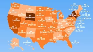 How much you need to earn to be in the top .01% of every state