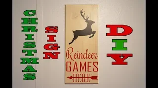 How To Make A DIY Wooden Christmas Sign