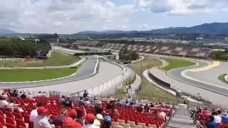 View from Grandstand L at 2016 Spanish F1 Grand Prix