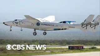 Virgin Galactic launches company's first commercial space flight