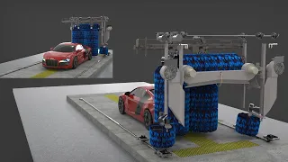 CF 360 Rollover Car Wash Machine