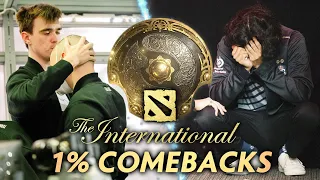 1% chance COMEBACKS of The International 2021 that we will never forget