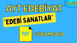 EDEBİ SANATLAR / 65 Günde AYT Edebiyat Kampı / 43. GÜN