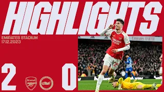 KAI HAVERTZ SCORES AGAIN! | Arsenal vs Brighton & HA (2-0) | Premier League Highlights