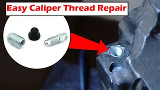 Brake Caliper Bleed Nipple Thread Repair ¦ Quick & Easy