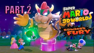 Super Mario 3D World + Bowser' Fury No Commentary PART 2 || Noob Player 2024