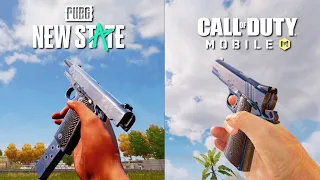 Cod Mobile vs Pubg New State - Weapon Sound & Animation Comparison