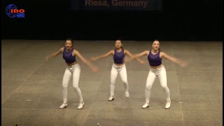 Marisa, Karissa & Mikhaela - USA Tap Team - IDO World Tap Championship, Riesa, Germany 2019