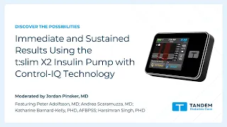 Immediate & Sustained Results Using the t:slim X2 Insulin Pump with Control-IQ Technology