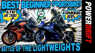 Yamaha R15 V4 vs KTM RC200 | Which Is Better in the City | Comparison Review | PowerDrift